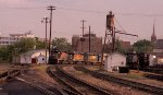 SBD 1239 leads a northbound pig train 